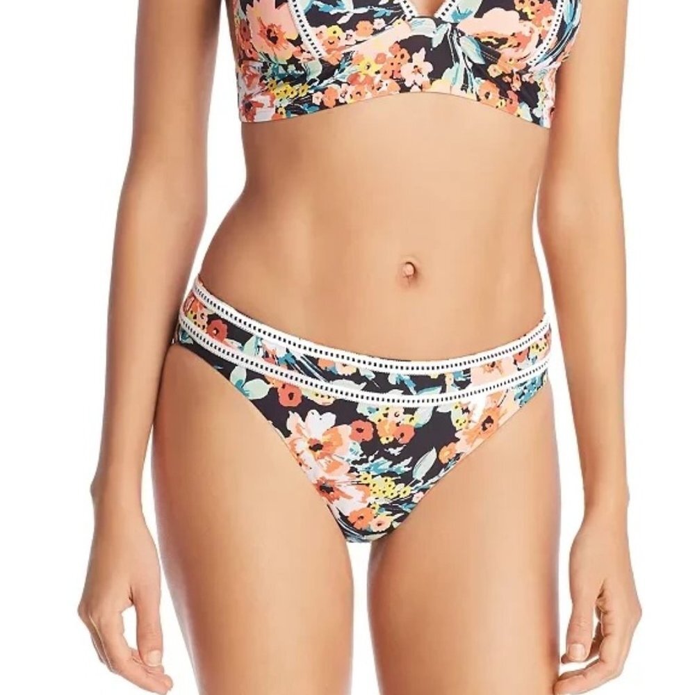 Lucky Brand Wild Flower Printed Hipster Bikini
